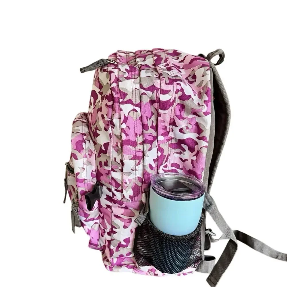 Trans by JanSport Backpack trail School Laptop Purple Pink Pockets Bag travel